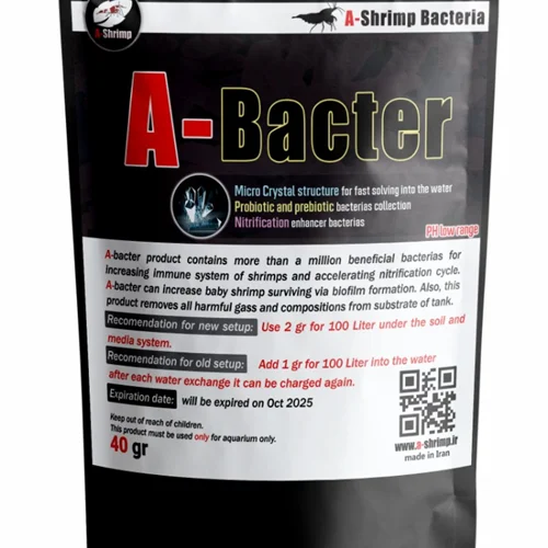 a bacter باکتری پودری ای باکتر ای شریمپ