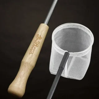 SL-AQUA Shrimp Net – Wood Grip